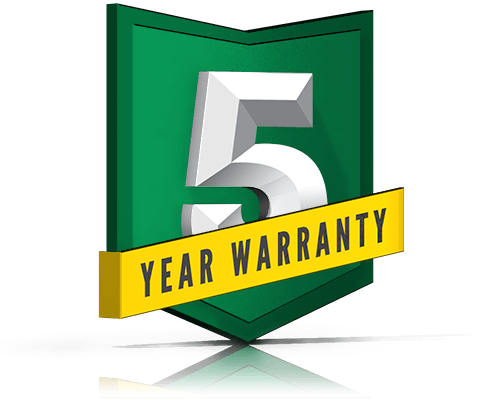 5-Year Warranty